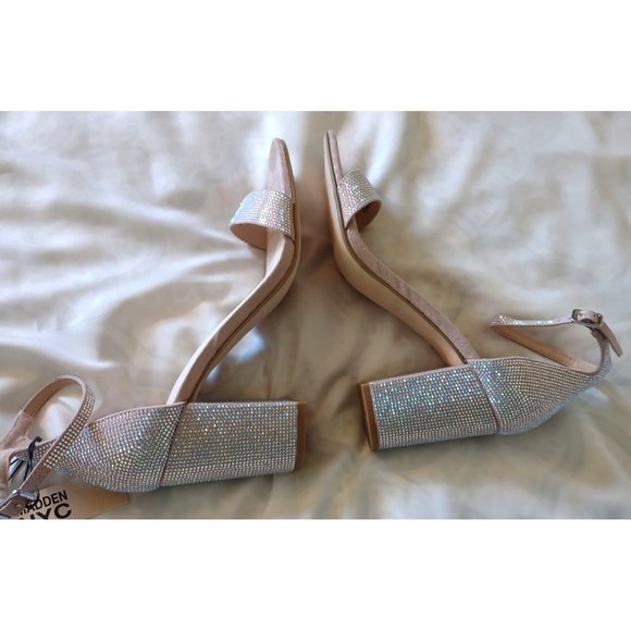 Madden NYC ankle strap heels size 9 antimocrobial comfort foam insoles - Picture 5 of 8